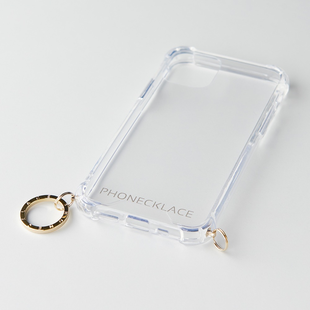 Gold Logo Ring Clear Case